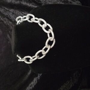 SHEIN Silver Chunky Chain Necklace